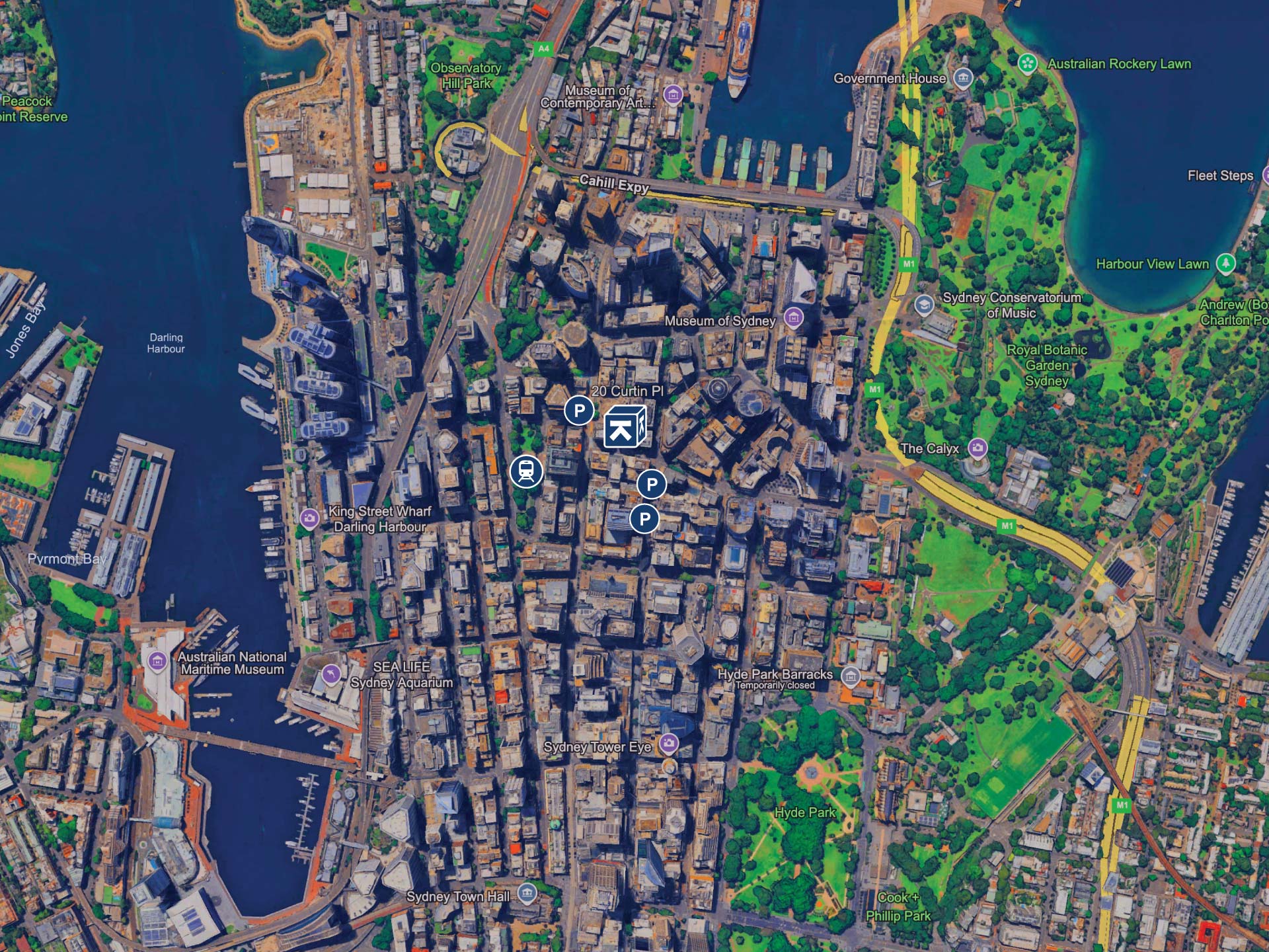 KODA Sydney CBD Japanese Grill Location Map